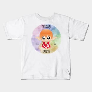 Proud to be Danish (Sleepy Forest Creatures) Kids T-Shirt